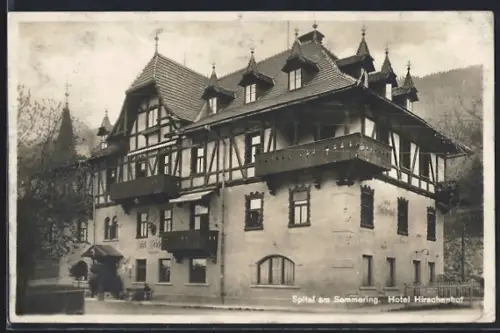 AK Spital am Semmering, Hotel Hirschenhof