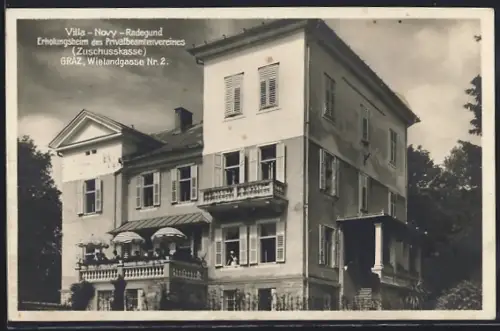 AK Radegund, Erholungsheim Villa Novy des Privatbeamtenvereins Graz
