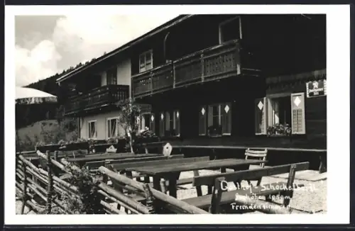 AK St. Radegund, Gasthof-Pension Schöckelbartl Pieber mit Terrasse