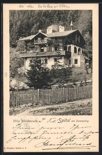 AK Spital a. Semmering, Villa Waldesruhe