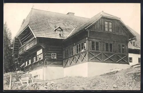 AK Krieglach, Franz Bruggraber`s Gasthaus Steinbauer am Alpl