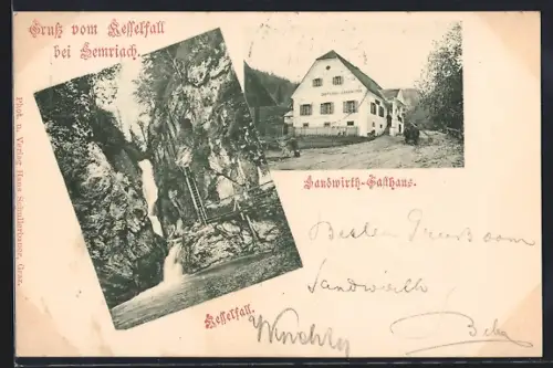 AK Semriach, Gasthaus Sandwirt und Kesselfall