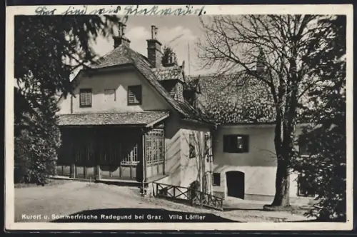 AK Radegund bei Graz, Villa Löffler