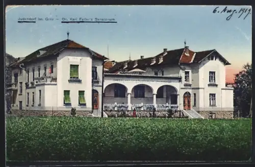 AK Judendorf bei Graz, Sanatorium Dr. Karl Feiler