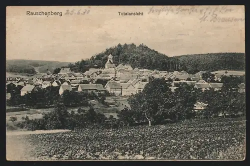 AK Rauschenberg / Hessen, Totalansicht