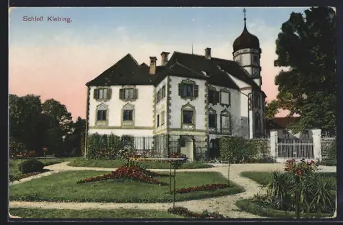 AK Pleiskirchen, Schloss Klebing mit Anlagen und Tor