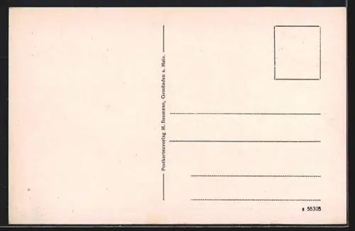 AK Tann /Rhön, Stadttor mit Durchblick