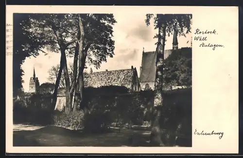 AK Rostock, Wall Anlagen