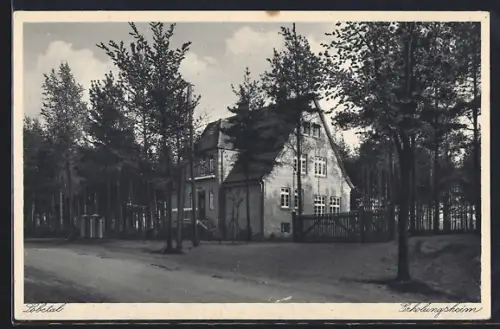 AK Lobetal /Rüdnitz, Hoffnungstaler Anstalten, Erholungsheim mit Strasse