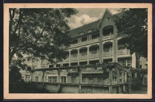 AK Woltersdorf / Mark, Kurhaus Woltersdorfer Schleuse