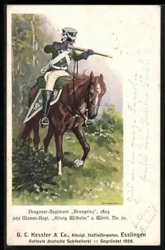 AK Dragoner-Regiment Kronprinz 1809