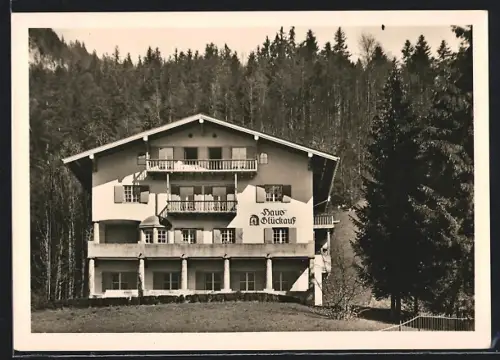 AK Berchtesgaden, Hotel Haus Glückauf