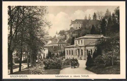 AK Baden-Baden, Inhalatorium, neues Schloss