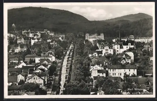 AK Bad Wildungen, Blick vom Kirchturm