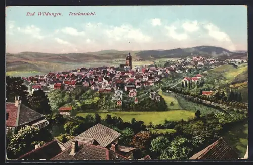 AK Bad Wildungen, Totalansicht