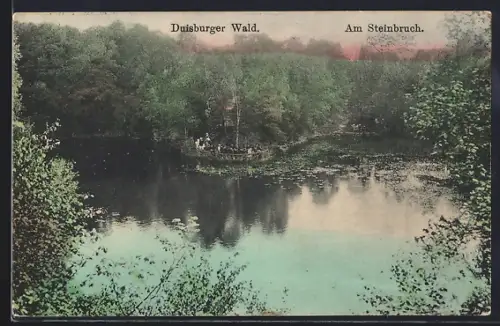 AK Duisburg, Duisburger Wald, Am Steinbruch