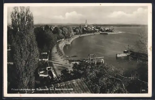 AK Friedrichshafen am Bodensee, Seepromenade