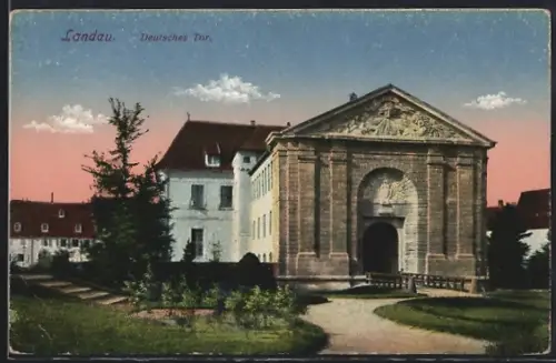 AK Landau / Pfalz, Deutsches Tor