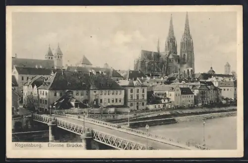 AK Regensburg, Eiserne Brücke