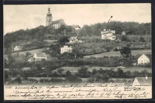 AK Amberg, Mariahilfberg, Kirche