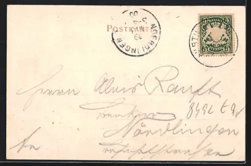 AK Furth i. W., Stadtansicht mit Kirche