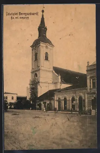 AK Beregszász, Ev. ref. templom