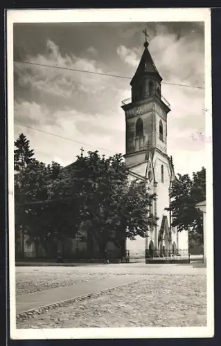 AK Beregszász, Röm. kath. templom