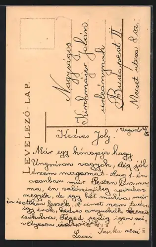 AK Ungvár, M. kir. posta