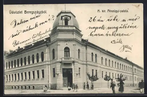 AK Beregszász, M. kir. Pénzügyi-palota