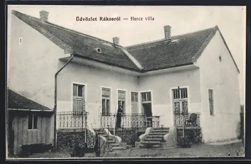 AK Rákos, Hercz villa