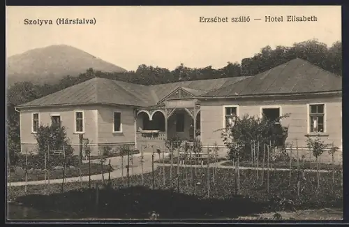 AK Szolyva /Hársfalva, Hotel Elisabeth