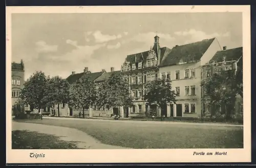 AK Triptis, Partie am Markt