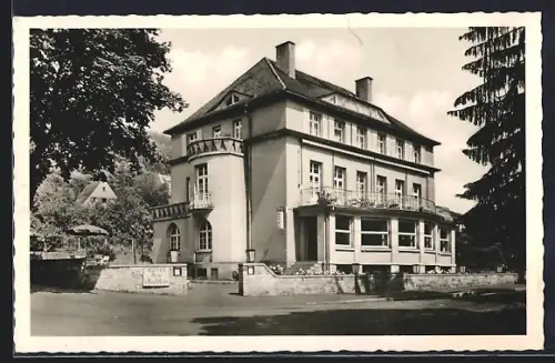 AK Bad Orb / Spessart, Blick zum Hotel Haus Madstein