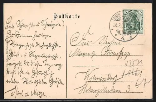 AK Alt Buchhorst, Idyll aus dem 17. Jahundert