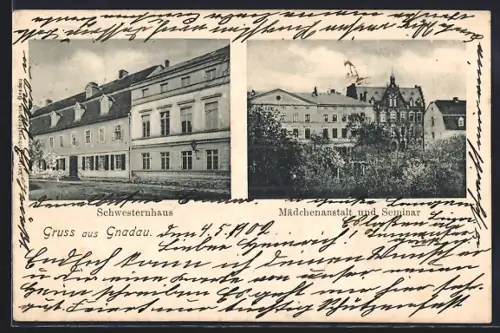 AK Gnadau, Mädchenanstalt und Seminar, Schwesternhaus