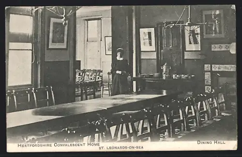 AK St. Leonards-on-Sea, Hertfordshire Convalescent Home, Dining Hall