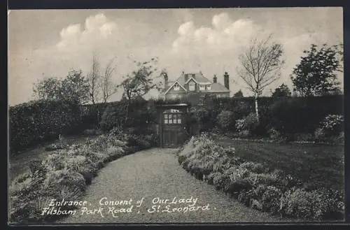 AK St. Leonard, Entrance, Convent of Our Lady, Filsham Park Road