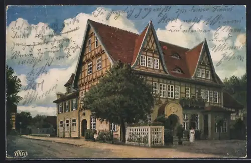 AK Sülzhayn /Südharz, Hotel Ernst, Inh. Otto Ernst