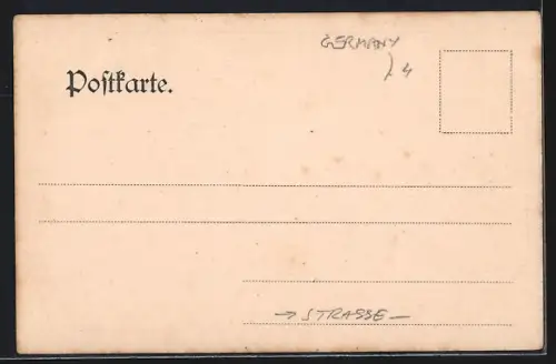 AK Itzehoe, Blick in die Strasse Feldschmiede