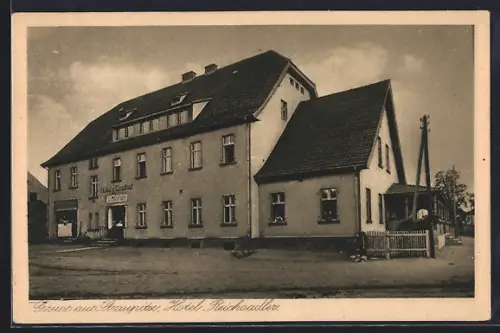 AK Straupitz, Hotel Reichsadler