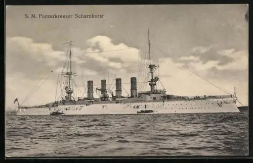 AK SM Panzerkreuzer Scharnhorst, Ostasiengeschwader