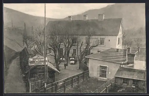 AK Bruck a. d. Mur, J. u. A. Koppelhuber`s Gasthof zur Lokomotive