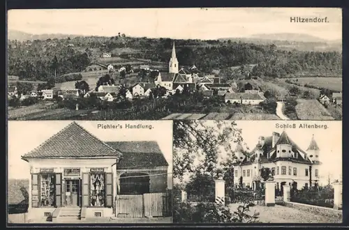 AK Hitzendorf, Pichler`s Handlung, Schloss Altenberg