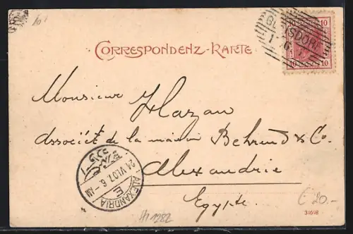 AK Gleisdorf, Julius Garbenhofer`s Gasthof, Ortspanorama