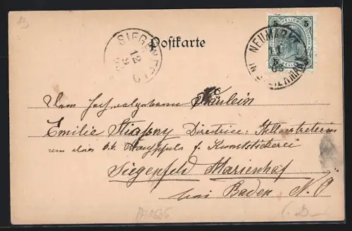 AK Neumarkt /Steiermark, Villa Buchberg, Oberer Marktplatz