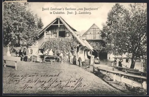 AK Trahätten, David Lenzbauer`s Gasthaus zum Baarfuswirt