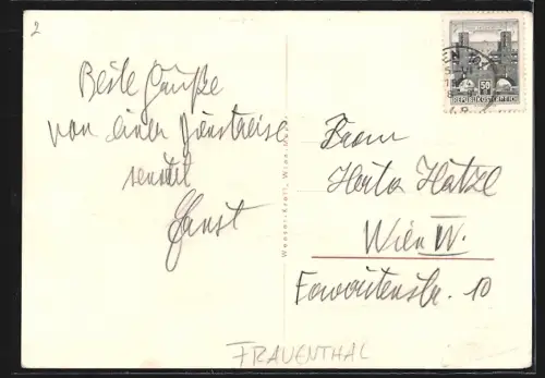 AK Frauenthal, Radiofabrik Ingelen, Porzellanfabrik Figer & Co, Werk Frauenthal