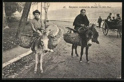 AK Basquaises revenant du Marché