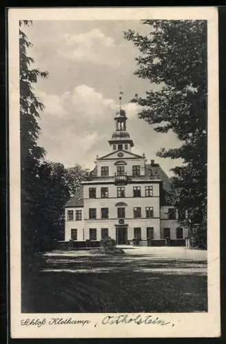 AK Kletkamp /Ostholstein, Blick auf das Schloss