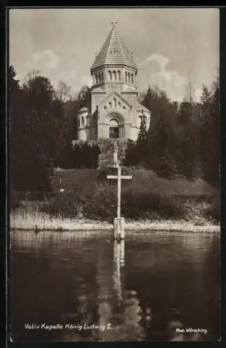 Foto-AK Votiv-Kapelle Ludwig II.